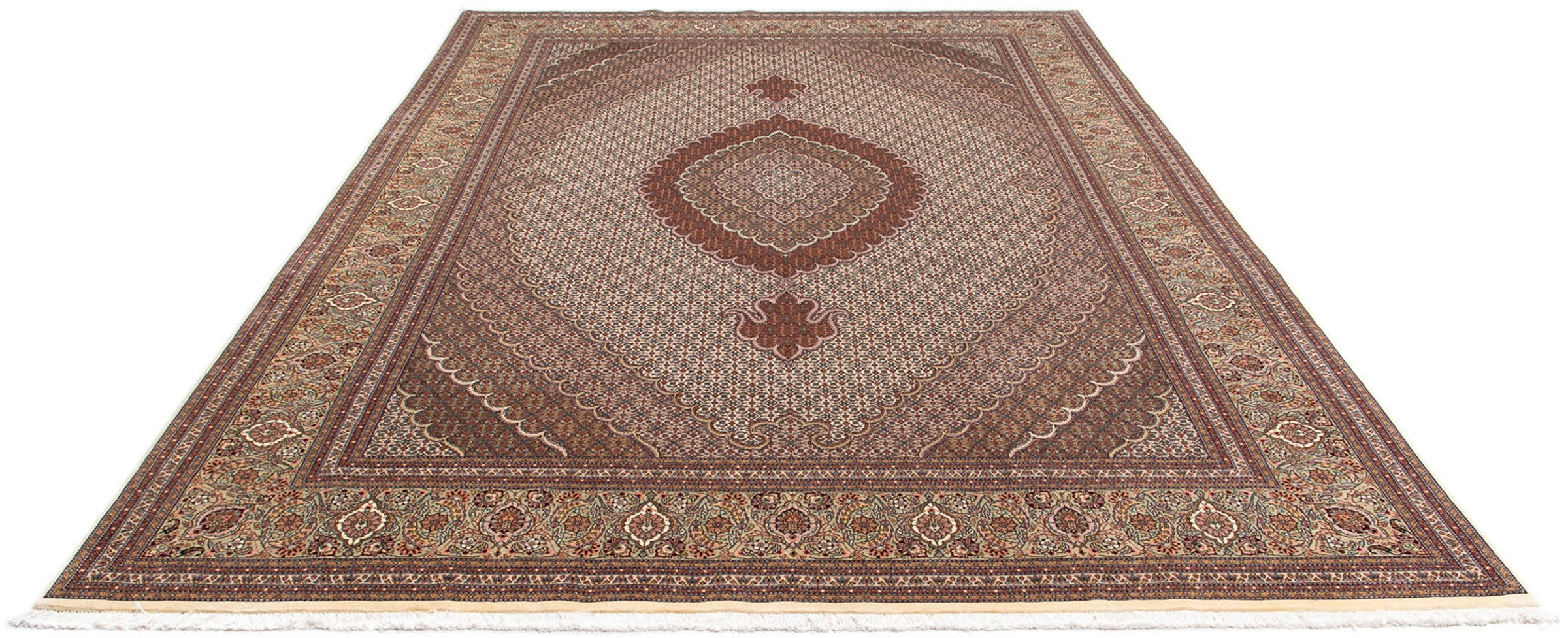 morgenland Orientteppich »Perser - Täbriz - 358 x 248 cm - hellbraun«, rech günstig online kaufen
