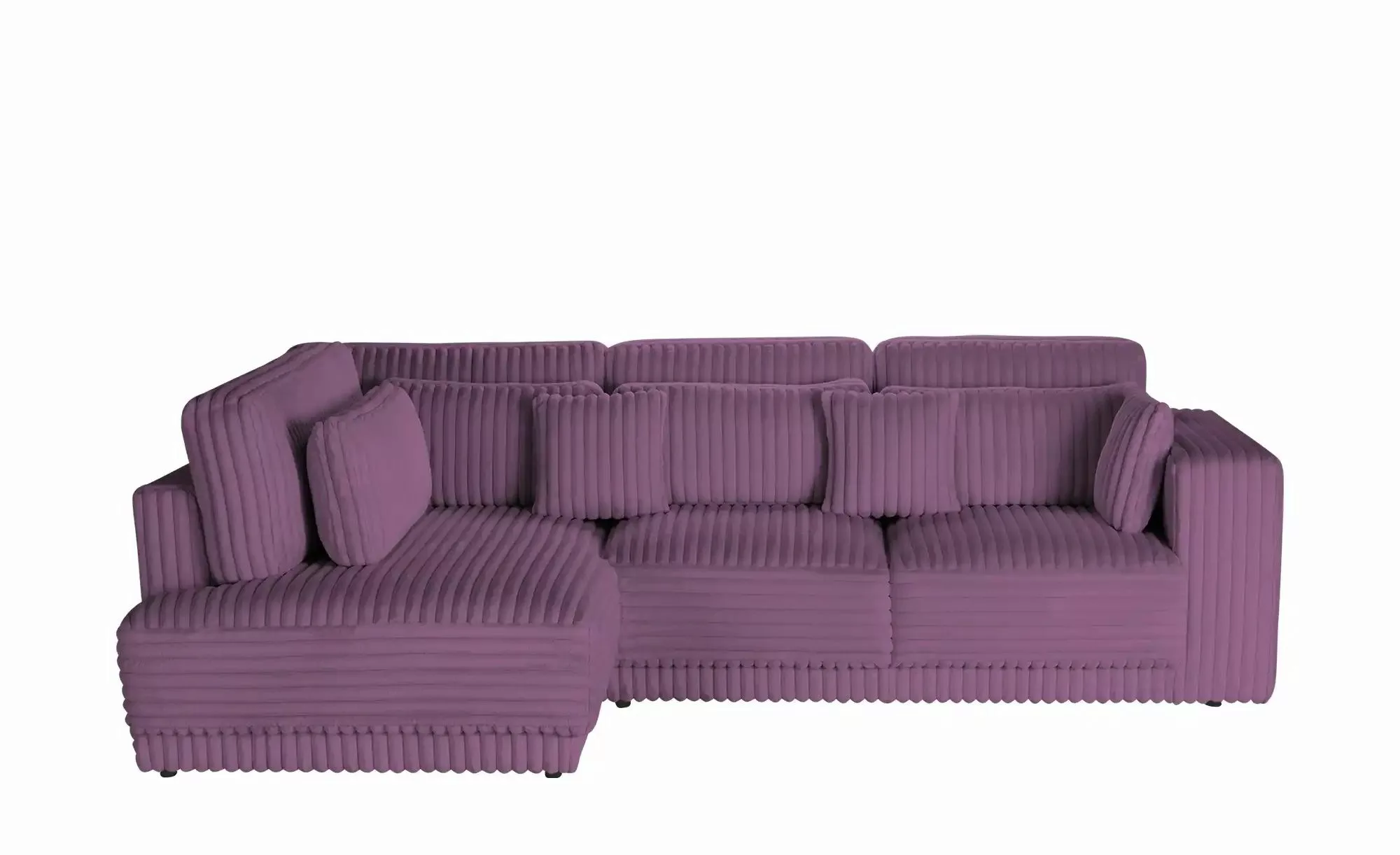 switch Ecksofa  in modernem Breitcord Torrino ¦ lila/violett ¦ Maße (cm): B günstig online kaufen