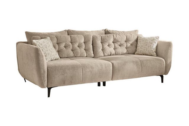 Jockenhöfer Gruppe Big-Sofa SPA, Beige, Chenille, mit Kissen, B 251 x H 90 günstig online kaufen