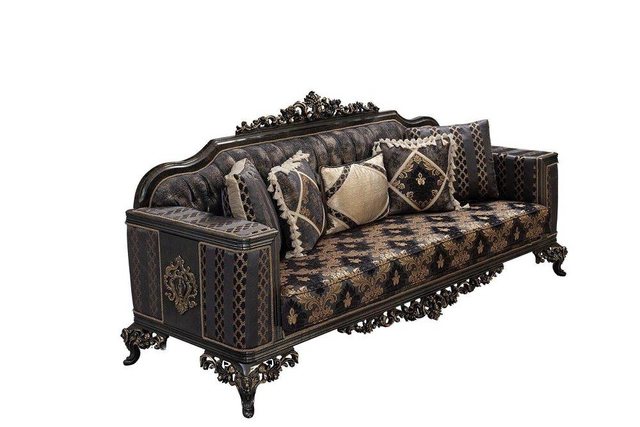 JVmoebel Sofa, Chesterfield 3 Sitzer Designer Sofa Luxus Polster Sofas Couc günstig online kaufen