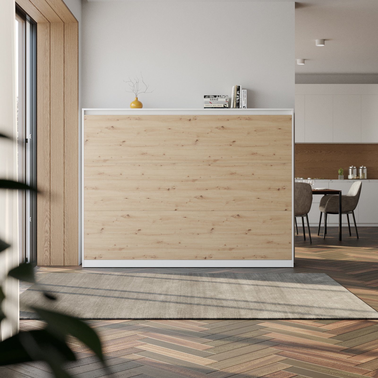SMARTBett Schrankbett mit Matratze 100x200 / günstig online kaufen