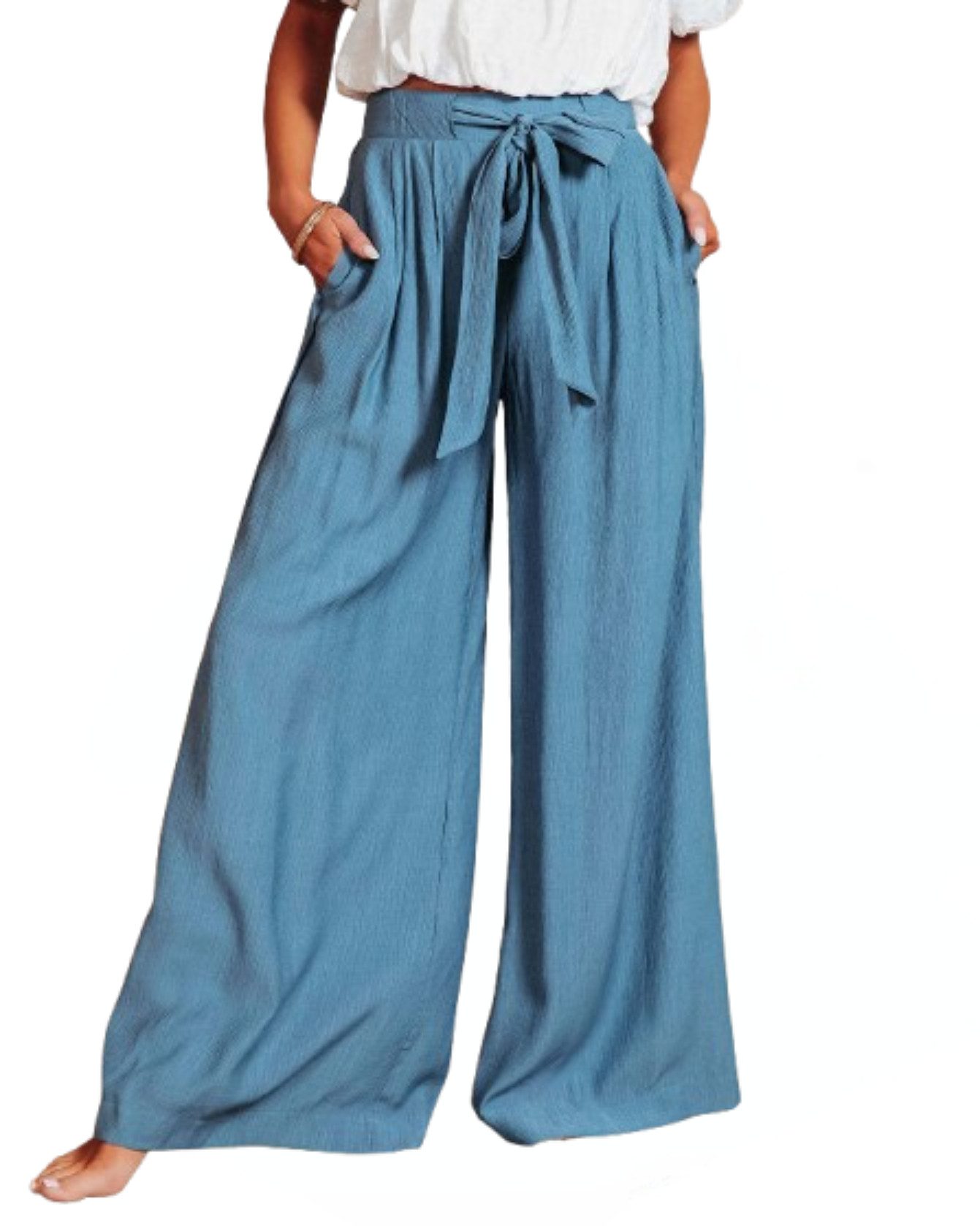 Blusmart Palazzohose Weite Sommerhose für Damen günstig online kaufen