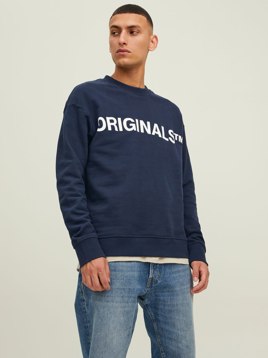 Jack & Jones Sweatshirt Basic Sweater Langarm Shirt Rundhals Pullover JORCL günstig online kaufen