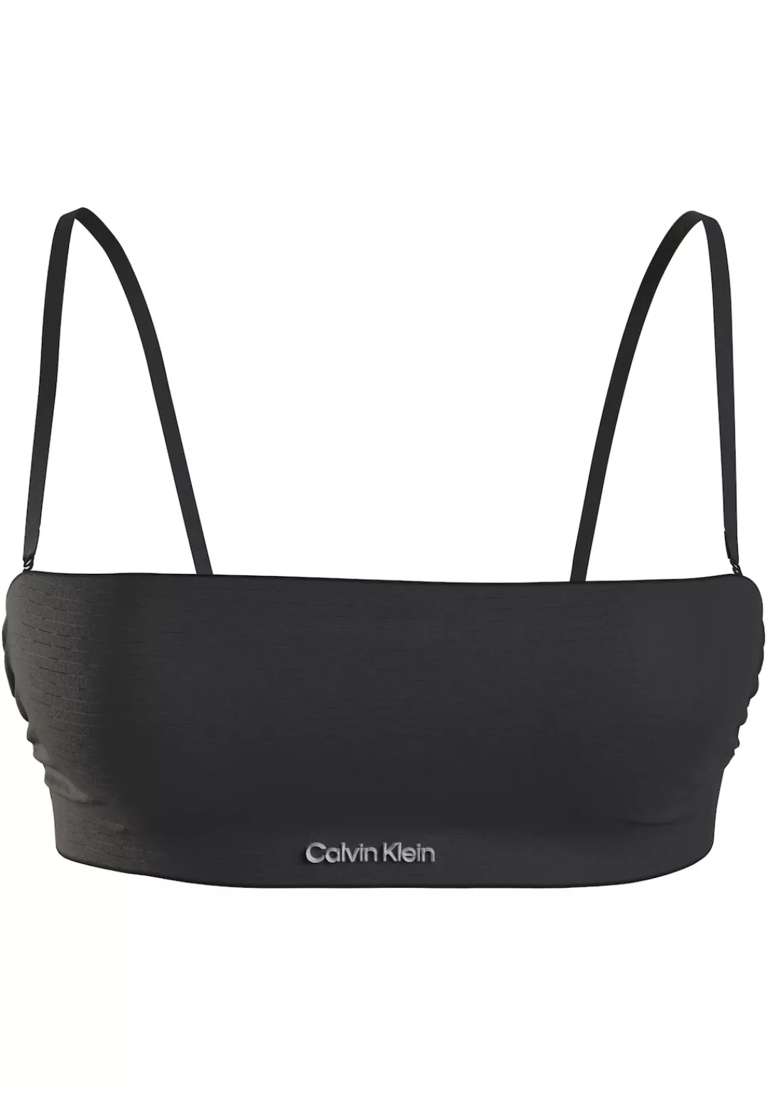 Calvin Klein Swimwear Badeanzug "BANDEAU-RP", mit Streifenstruktur günstig online kaufen
