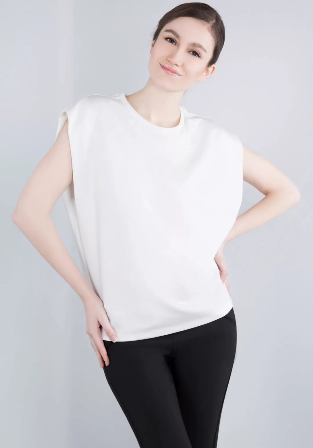 IMPERIAL T-Shirt Ärmelloses "Punto Milano" Shirt mit eingeschlagen Armlochd günstig online kaufen