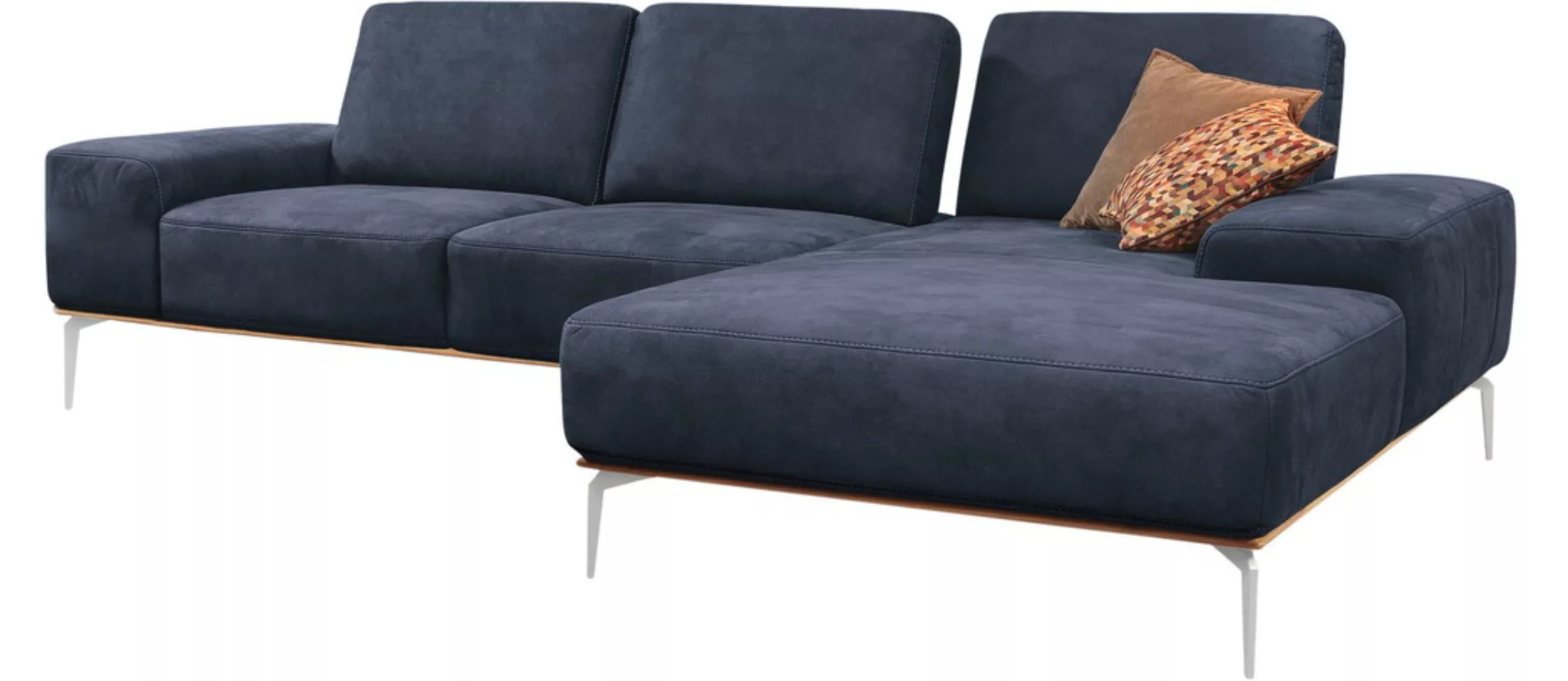 W.SCHILLIG Ecksofa "run, Designsofa, bequem, L-Form", mit elegantem Holzsoc günstig online kaufen