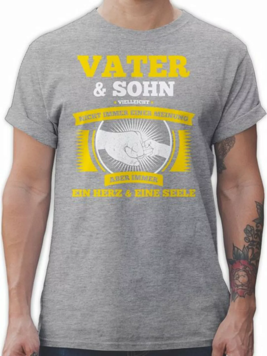 Shirtracer T-Shirt Vater und Sohn nicht immer einer Meinung Papa günstig online kaufen