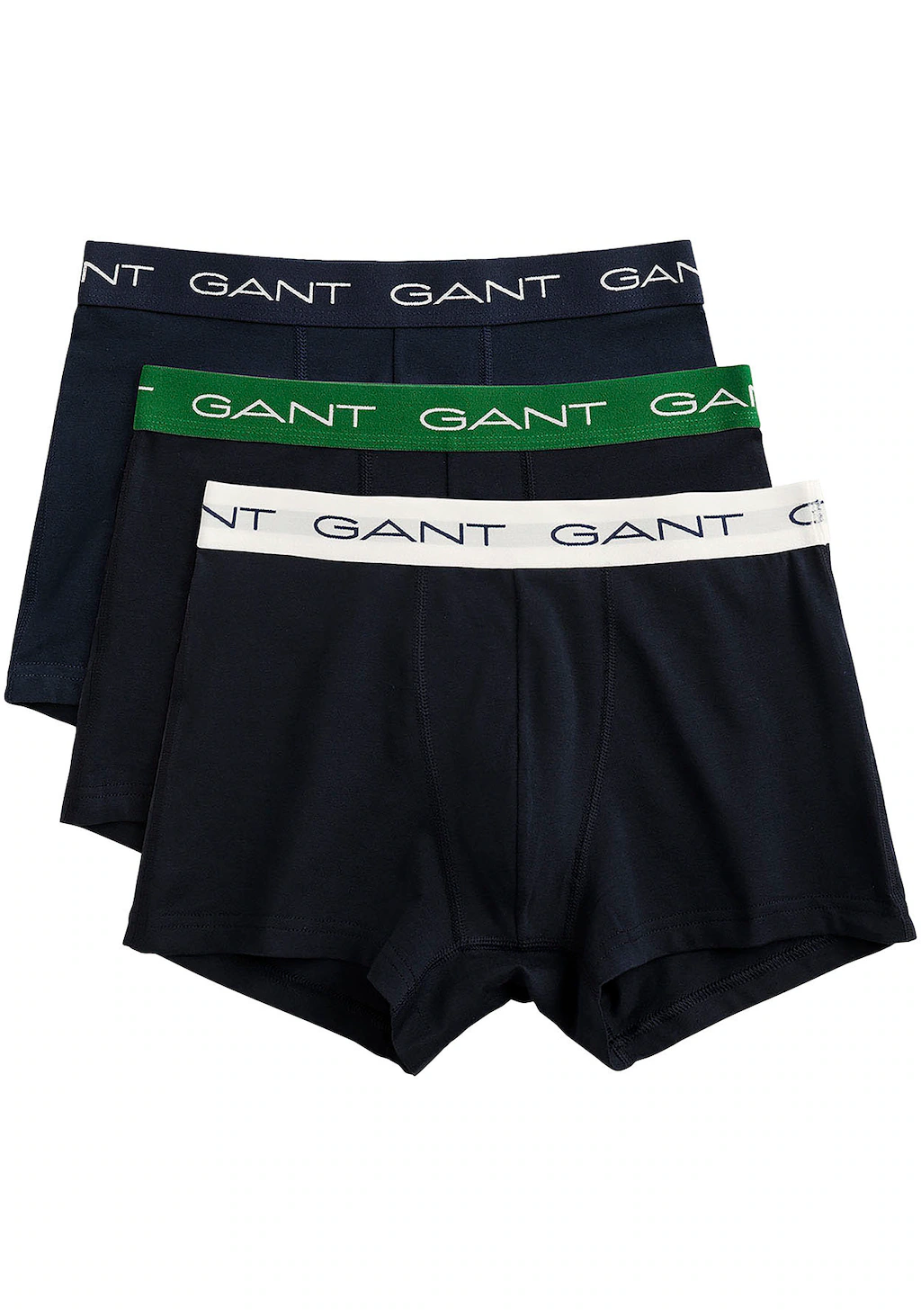 Gant Boxershorts, (Packung, 3 St., 3), mit Logodruck günstig online kaufen