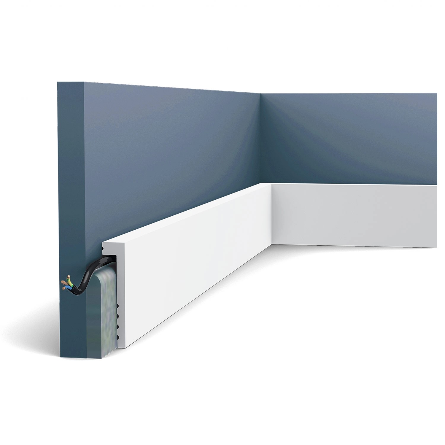 ORAC DECOR SX171 AXXENT Abdeck-Sockelleiste Stuckleiste Zierleiste Fußleist günstig online kaufen