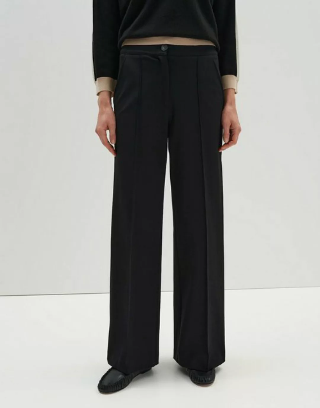 someday Stoffhose Wide Leg Pants CATSBY COMFORT mit Biese Webware günstig online kaufen