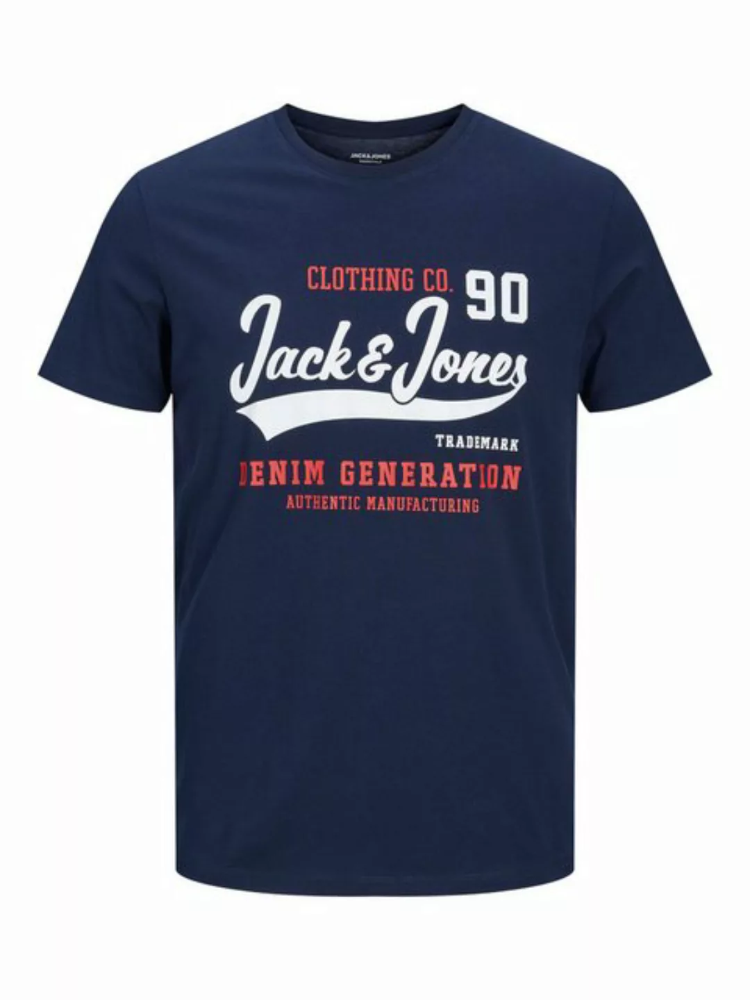 Jack & Jones T-Shirt Herren T-Shirt Rundhals Kurzarm JJELOGO TEE SS O-NECK günstig online kaufen