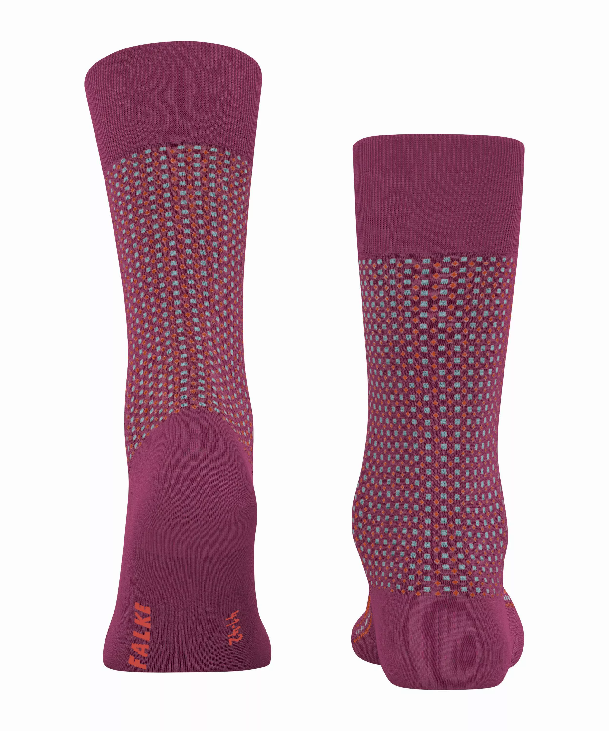 FALKE Uptown Tie Herren Socken, 41-42, Pink, Ajour, Baumwolle, 12437-823804 günstig online kaufen
