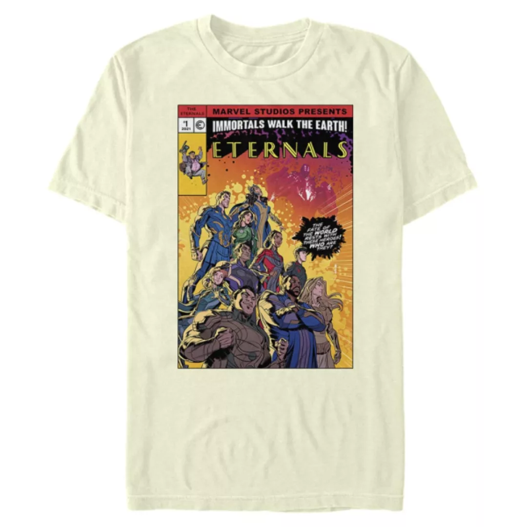 Marvel - Les Éternels - Gruppe Halftone Cover - Männer T-Shirt günstig online kaufen