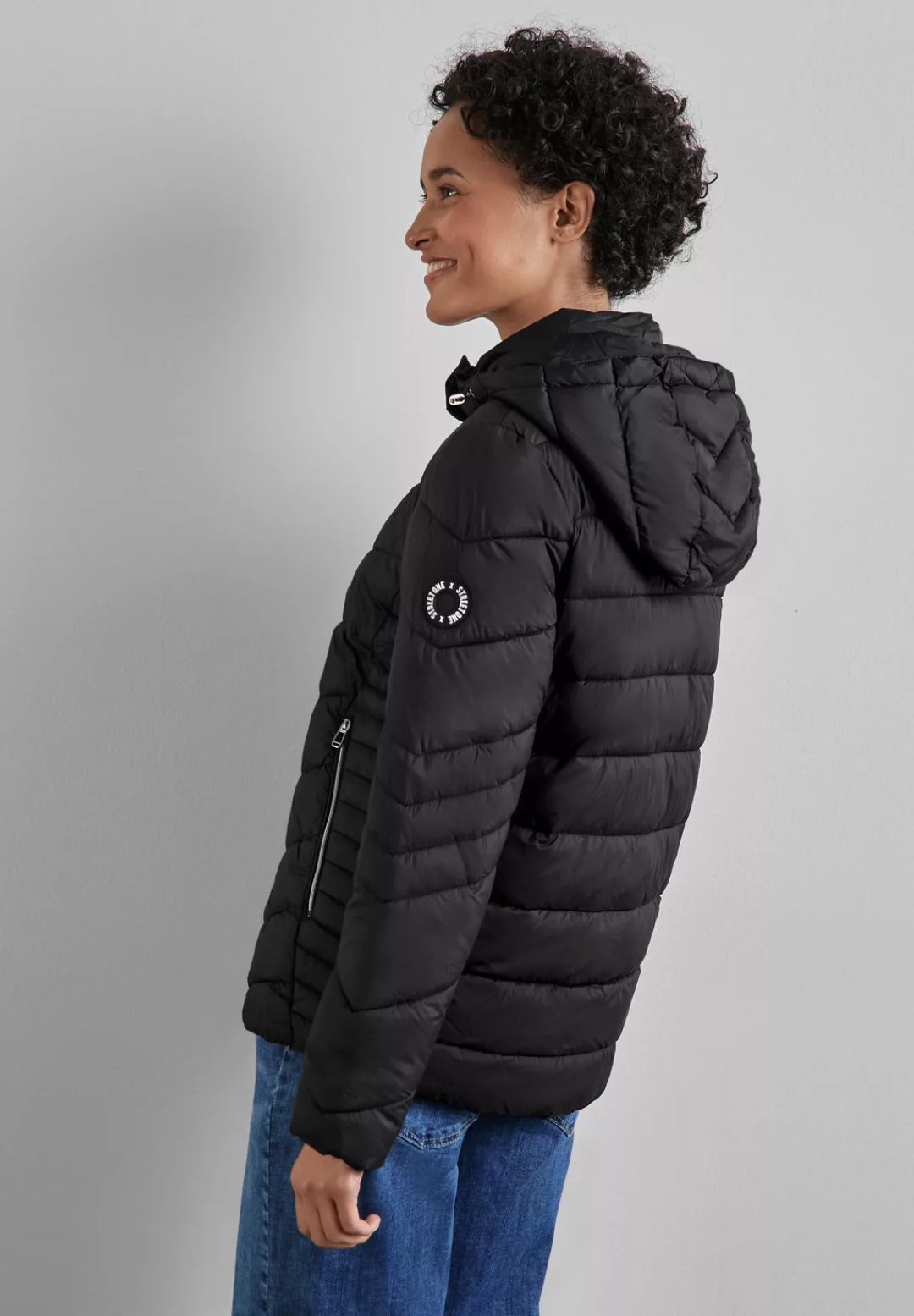 STREET ONE Steppjacke, mit Kapuze, mit Kapuze günstig online kaufen