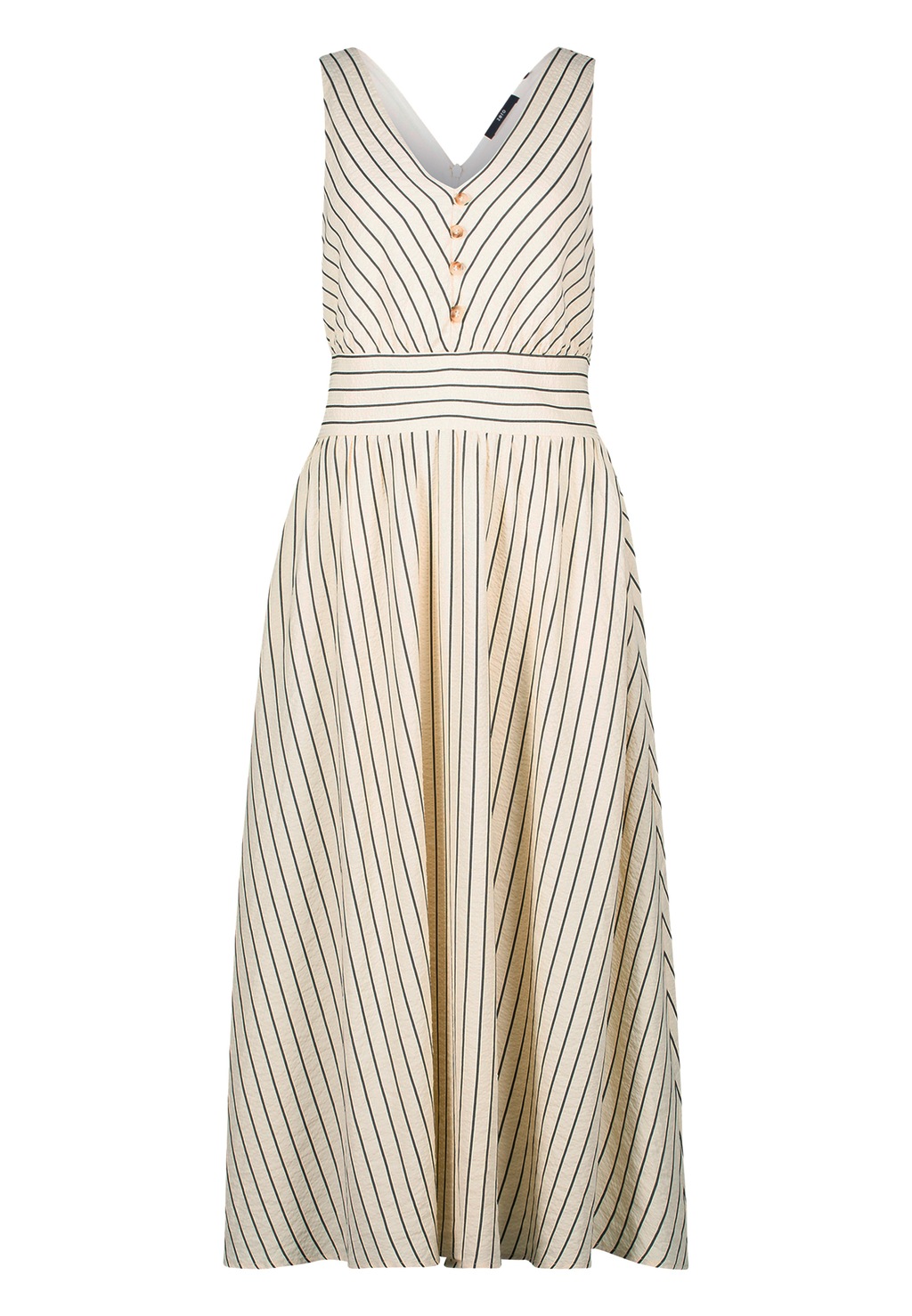 Zero Midikleid "zero Damen Sommerkleid Midikleid mit Streifen", Knopfleiste günstig online kaufen