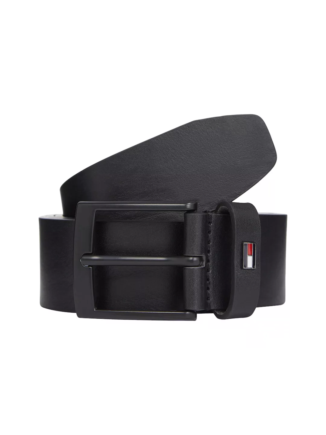 Tommy Hilfiger Ledergürtel "ADAN 3.5 EXT", Metalllogopatch, Einfachdornschn günstig online kaufen