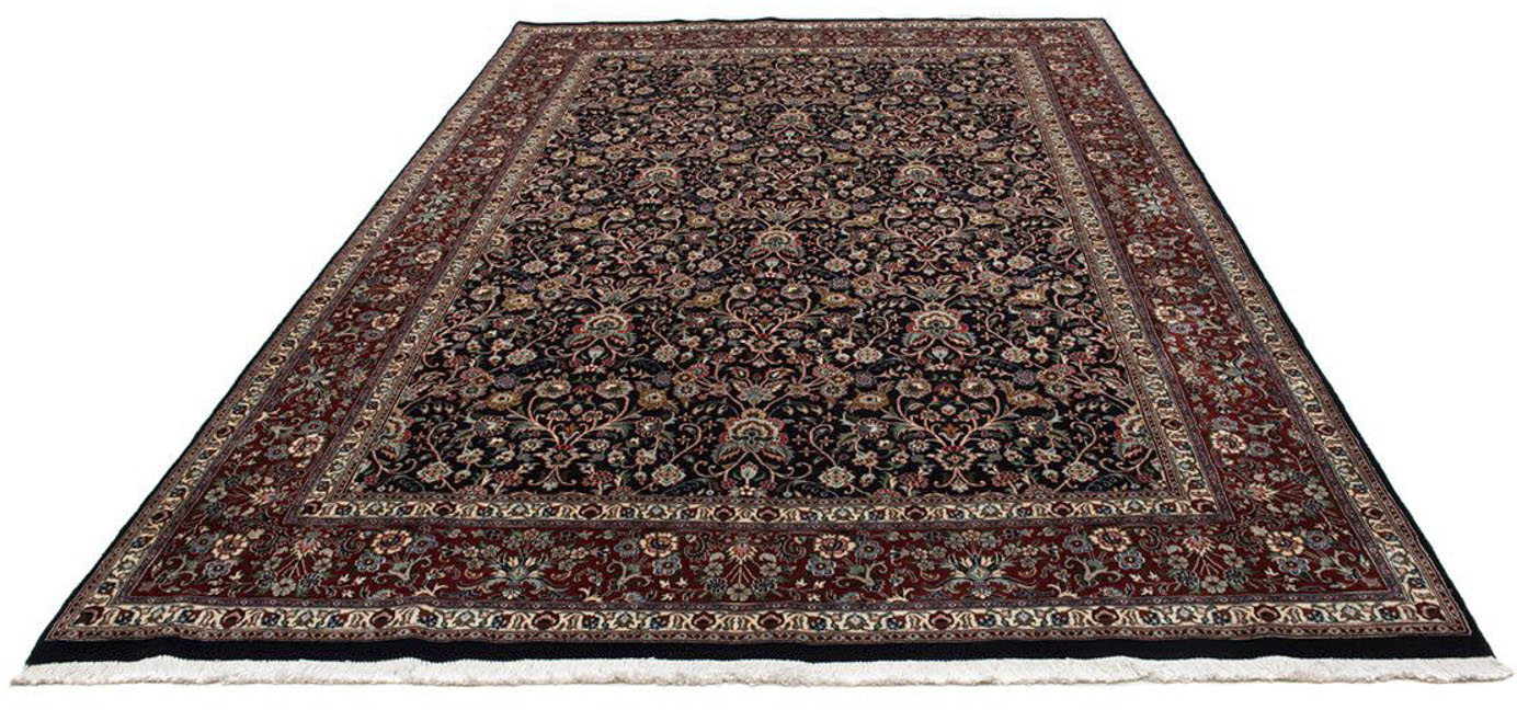 morgenland Wollteppich »Moud Blumenmuster Blu scuro 296 x 195 cm«, rechteck günstig online kaufen