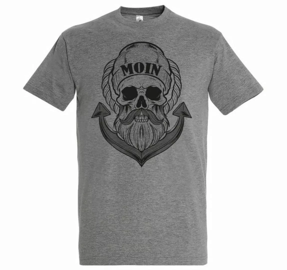 Youth Designz T-Shirt MOIN Skull Anker Herren T-Shirt mit modischem Spruch günstig online kaufen