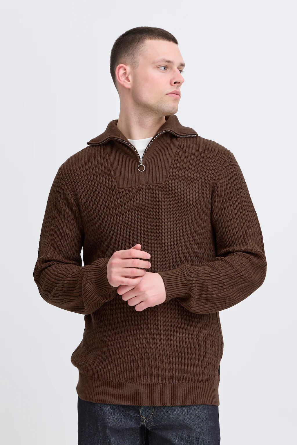 Blend Stehkragenpullover "BHDENO HALFZIPP" günstig online kaufen