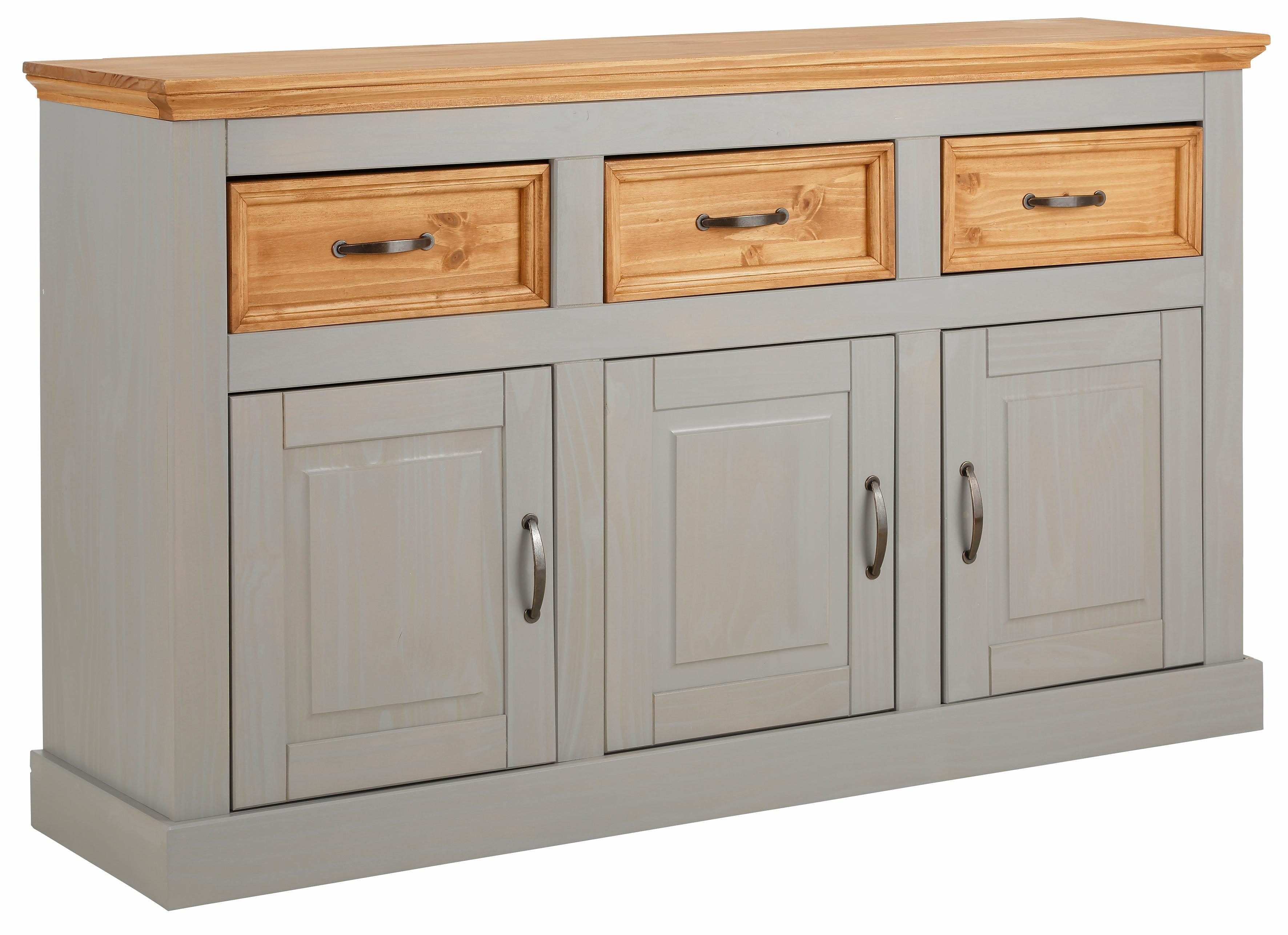 Home affaire Sideboard "Selma", Kommode aus massivem Kiefernholz, Breite 14 günstig online kaufen