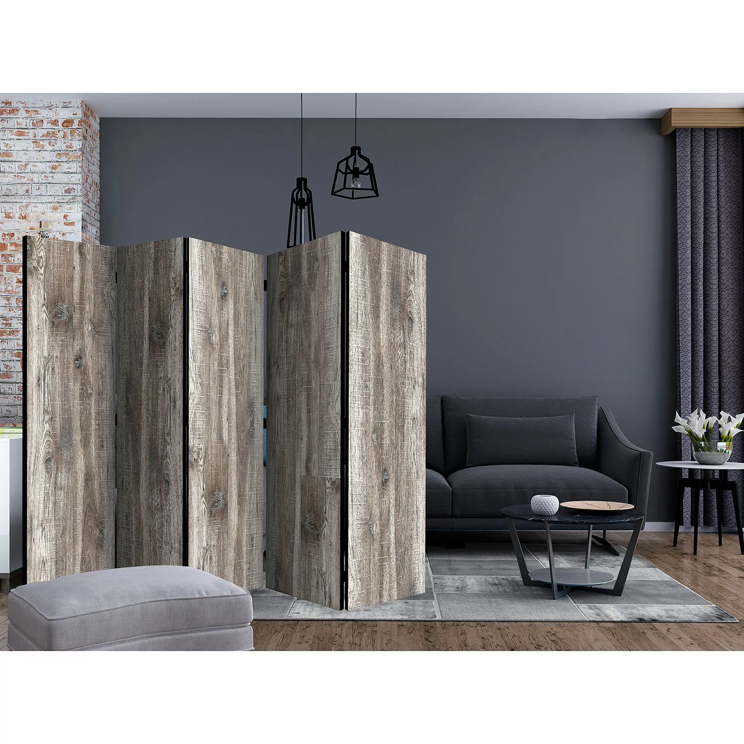 home24 Paravent Stylish Wood günstig online kaufen
