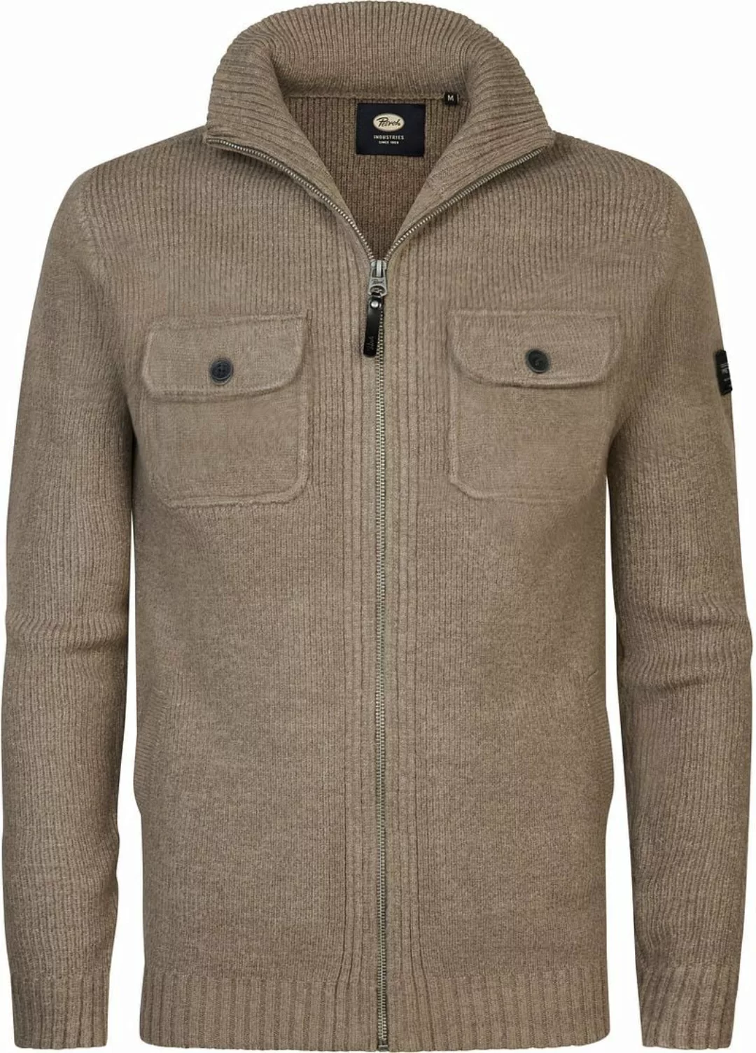 Petrol Strickjacke Sitka Taupe - Größe M günstig online kaufen