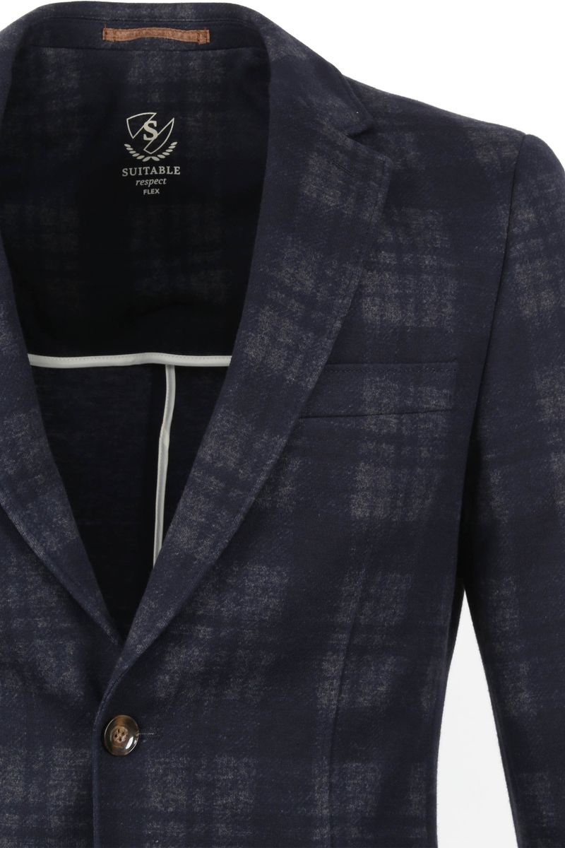 Suitable Respect Blazer Jersey Karo Flex Anthrazit - Größe 48 günstig online kaufen