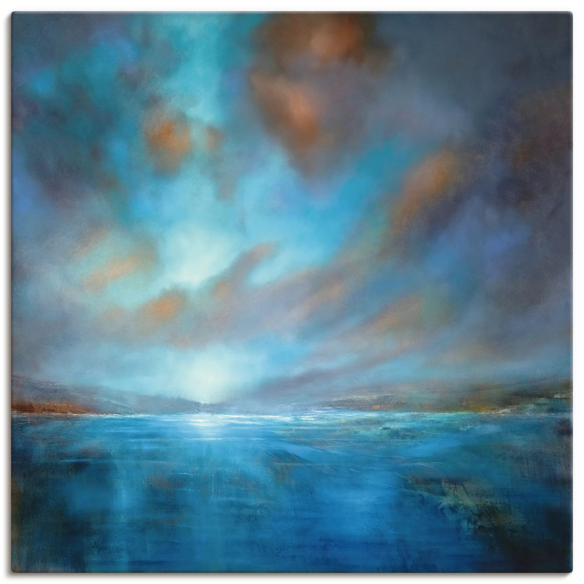 Artland Wandbild "Blaue Weite", Gewässer, (1 St.) günstig online kaufen