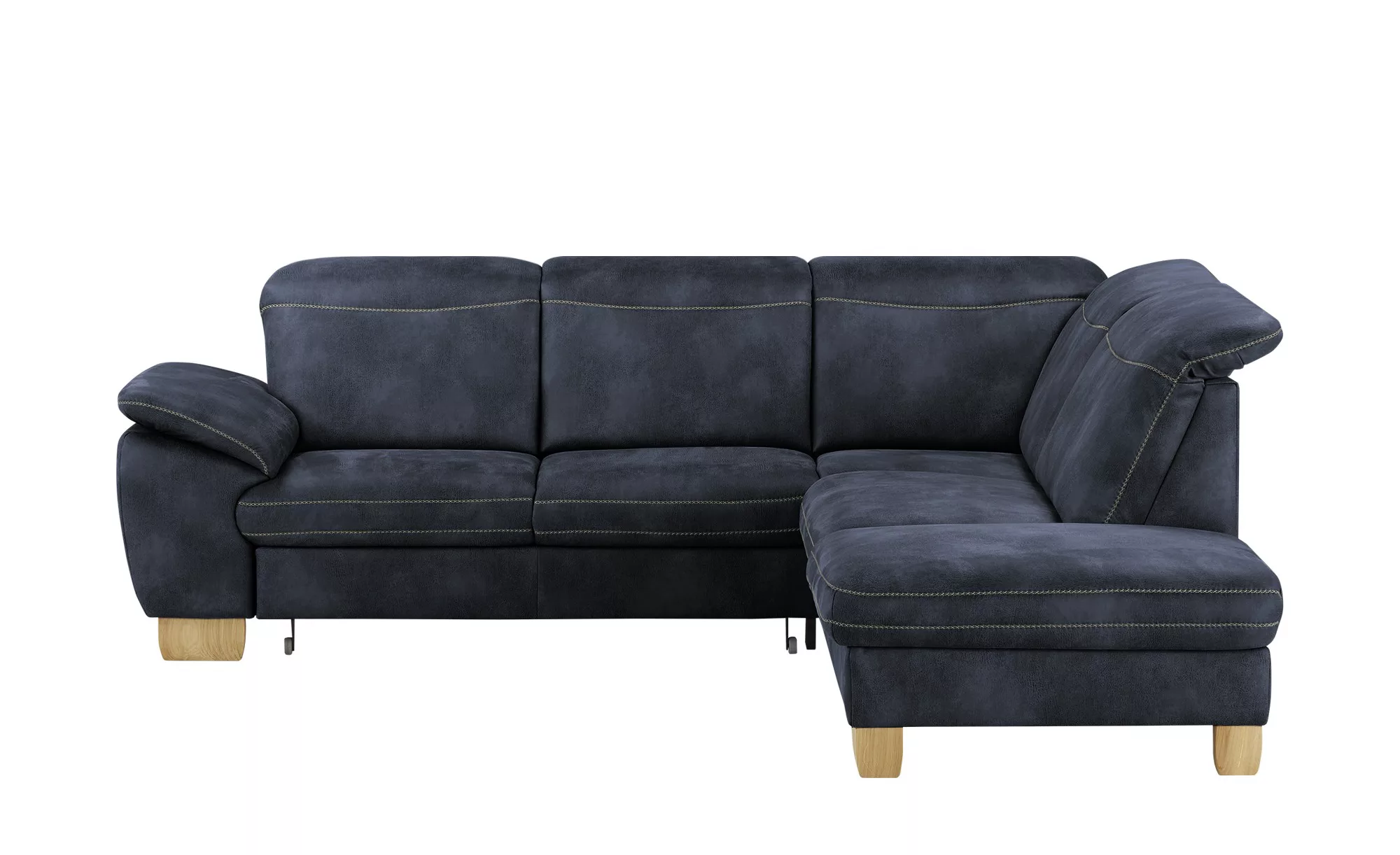 meinSofa Ecksofa  Raica ¦ blau ¦ Maße (cm): B: 266 H: 91 T: 243 Polstermöbe günstig online kaufen