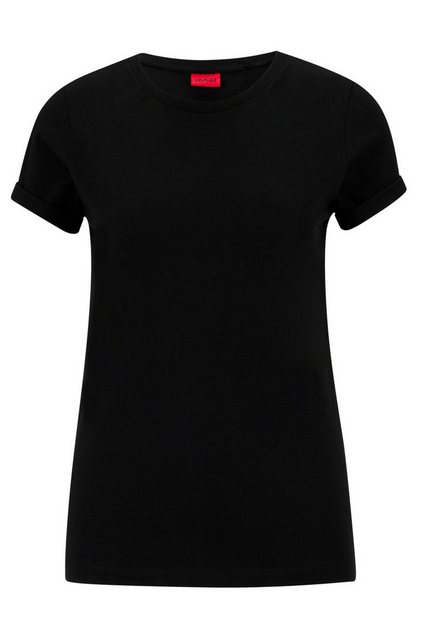 HUGO T-Shirt The Plain Tee 10209413 01, Black günstig online kaufen