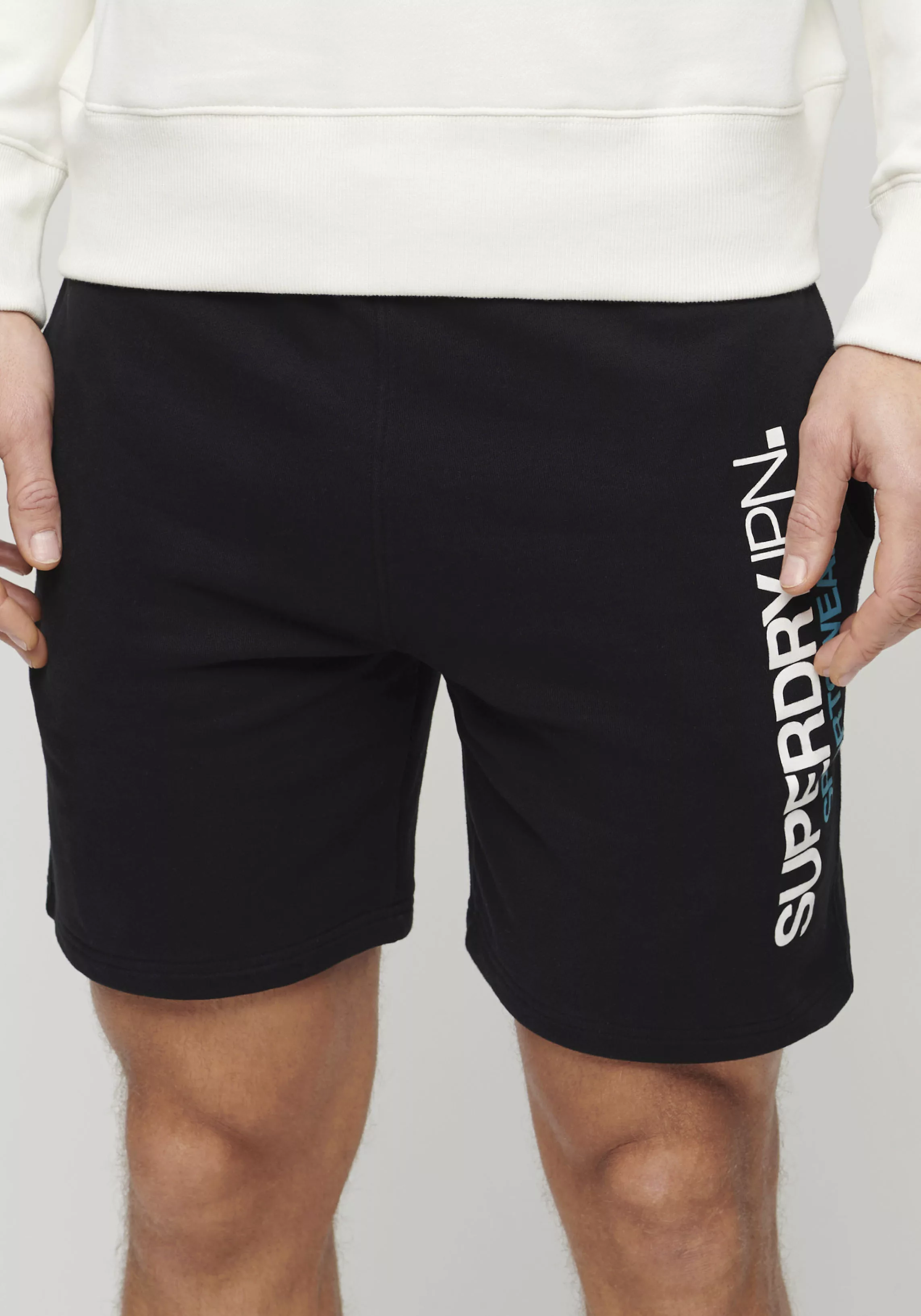Superdry Jogger Pants "SD-SPORTSWEAR LOGO LOOSE SHORT" günstig online kaufen