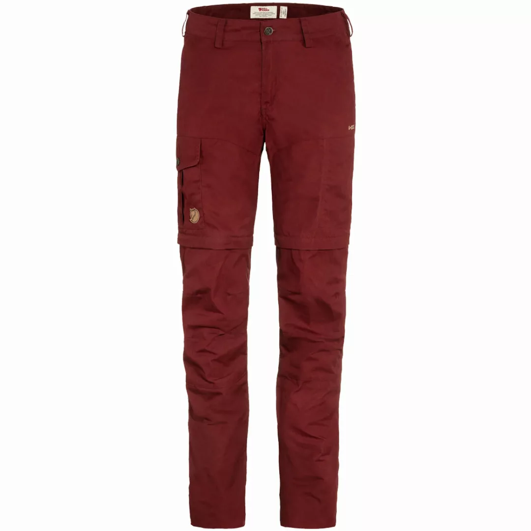 Fjaellraeven Karla Pro Zip Off Trousers Bordeaux Red günstig online kaufen