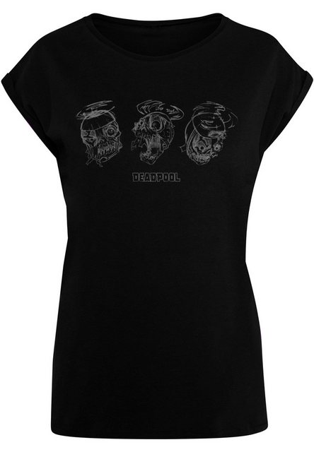 ABSOLUTE CULT T-Shirt ABSOLUTE CULT Damen Ladies Deadpool - Zombie Head Ske günstig online kaufen