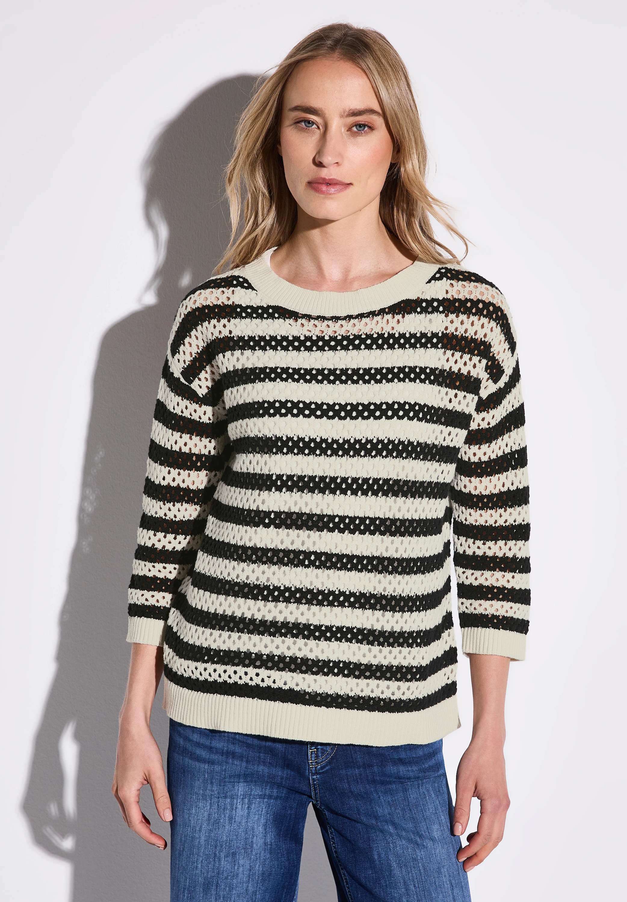 STREET ONE Strickpullover, mit Rundhalsausschnitt günstig online kaufen