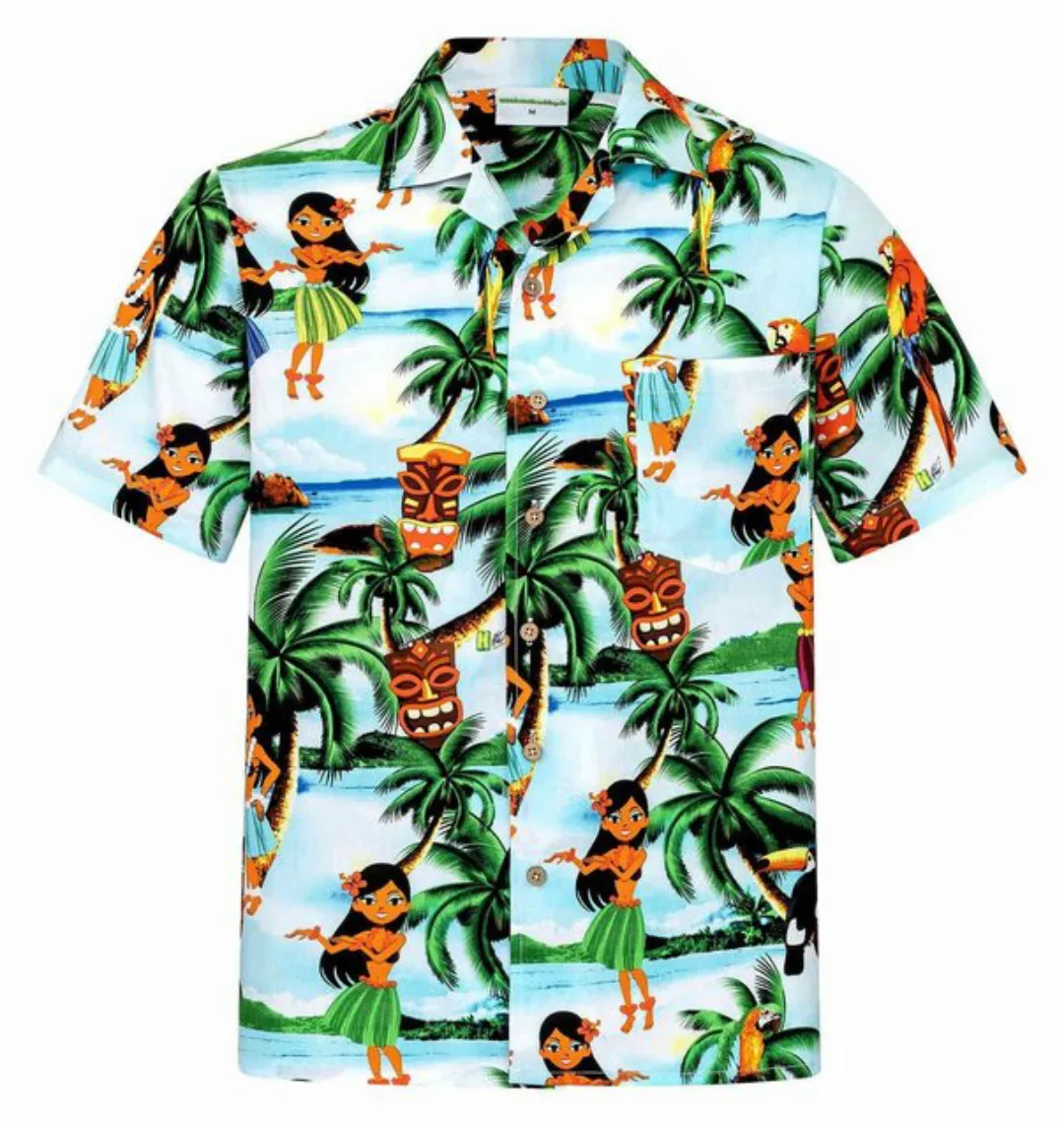 Hawaiihemdshop.de Hawaiihemd Hawaii Hemd Herren Baumwolle Kurzarm Hawaiihem günstig online kaufen