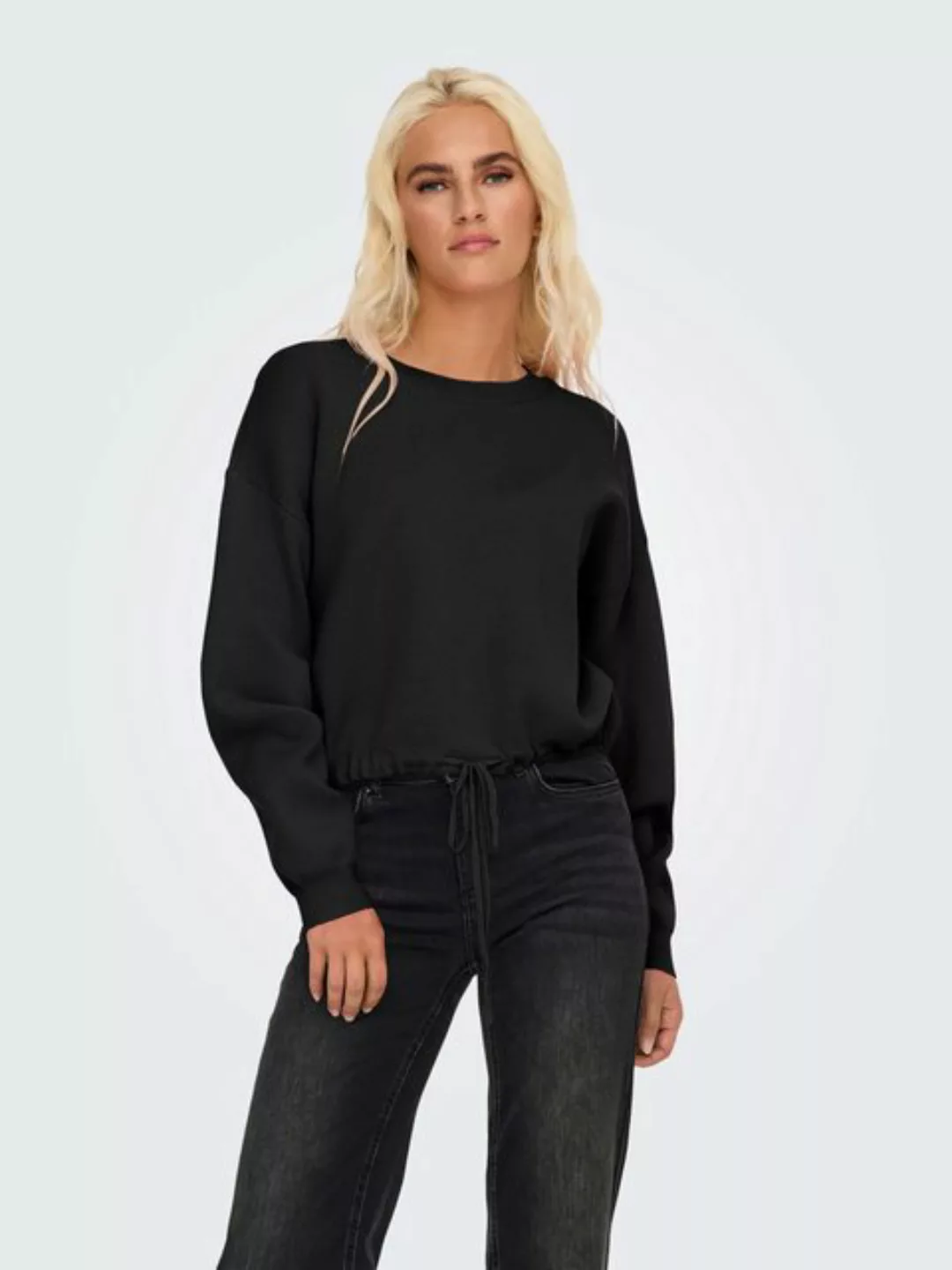 ONLY Strickpullover ONLSUMMER LIFE LS O-NECK STRING CC KNT günstig online kaufen