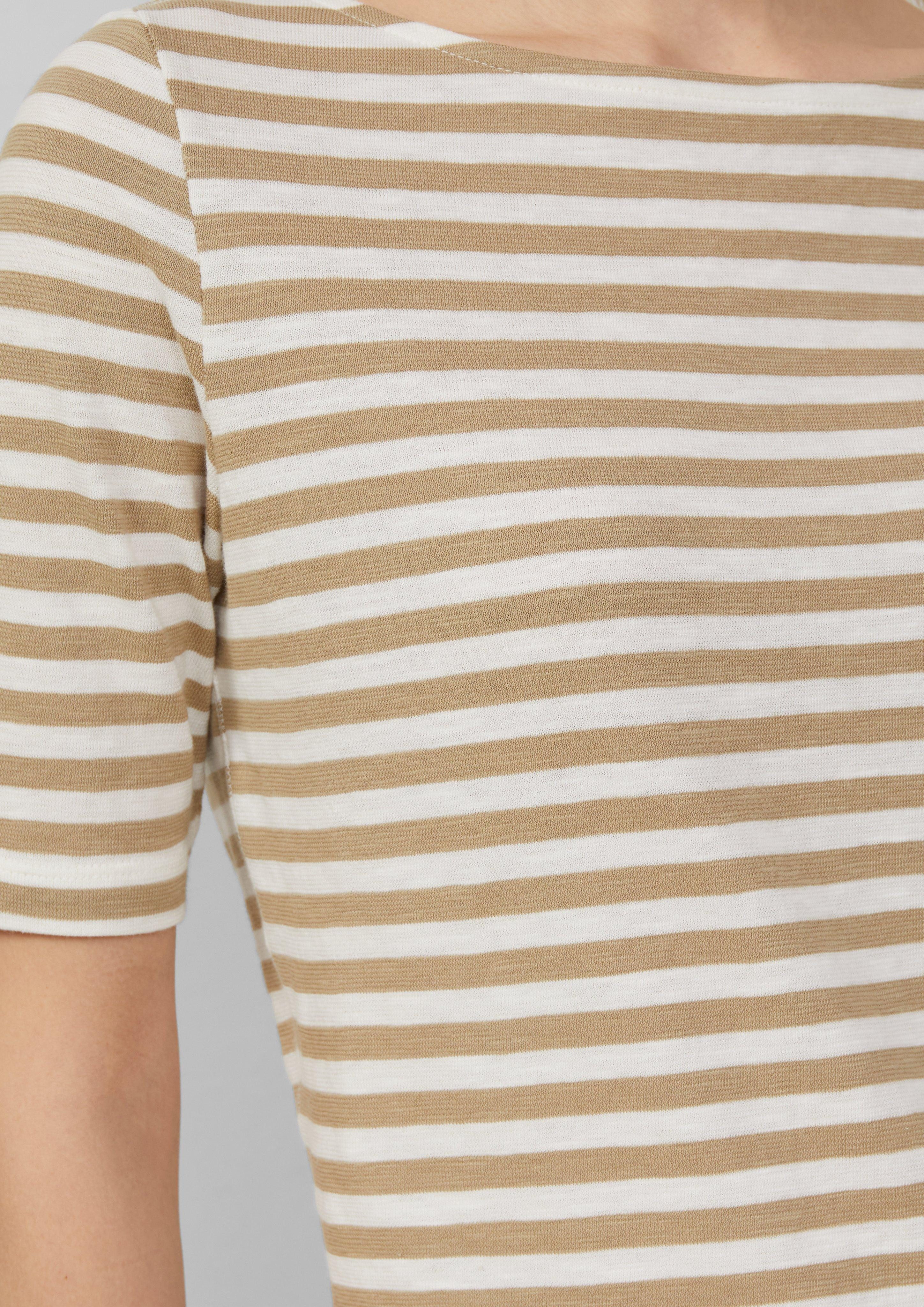 s.Oliver Kurzarmshirt Gestreiftes T-Shirt im Slim günstig online kaufen