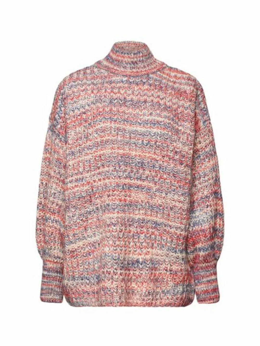 edc by Esprit Strickpullover Mehrfarbiger Pullover mit Stehkragen günstig online kaufen