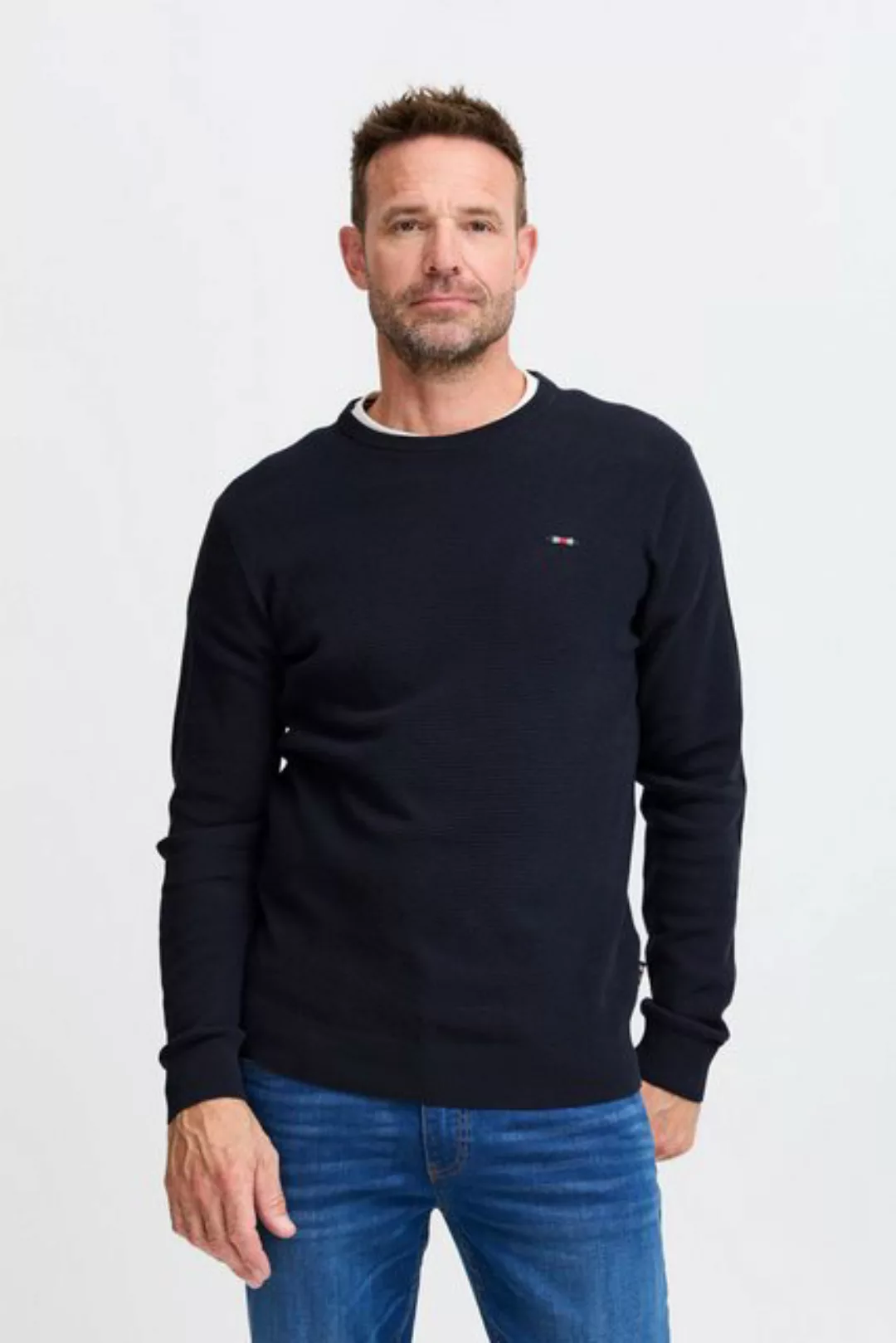 FQ1924 Strickpullover FQ1924 FQKYLE structure crewneck knit günstig online kaufen