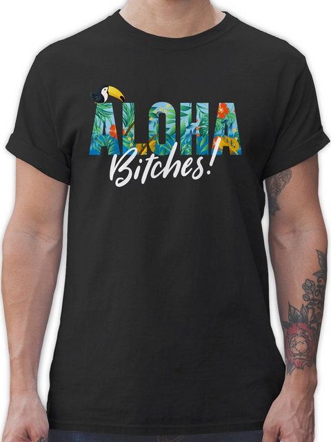 Shirtracer T-Shirt Aloha Bitches Karneval & Fasching günstig online kaufen