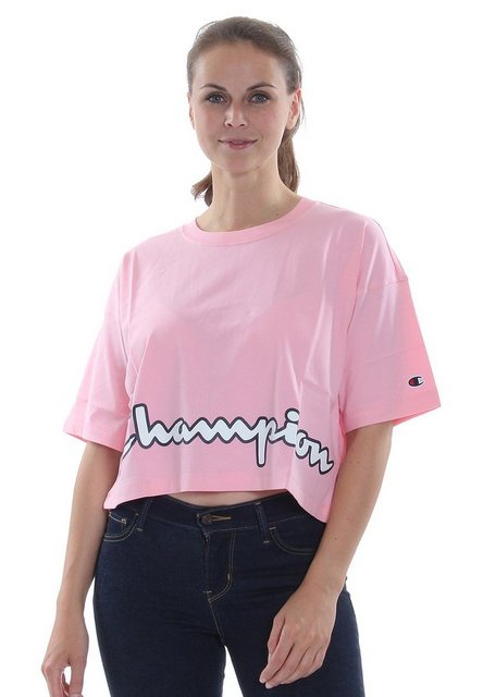 Champion T-Shirt Champion Damen T-Shirt 112655 PS024 CNP Pink günstig online kaufen