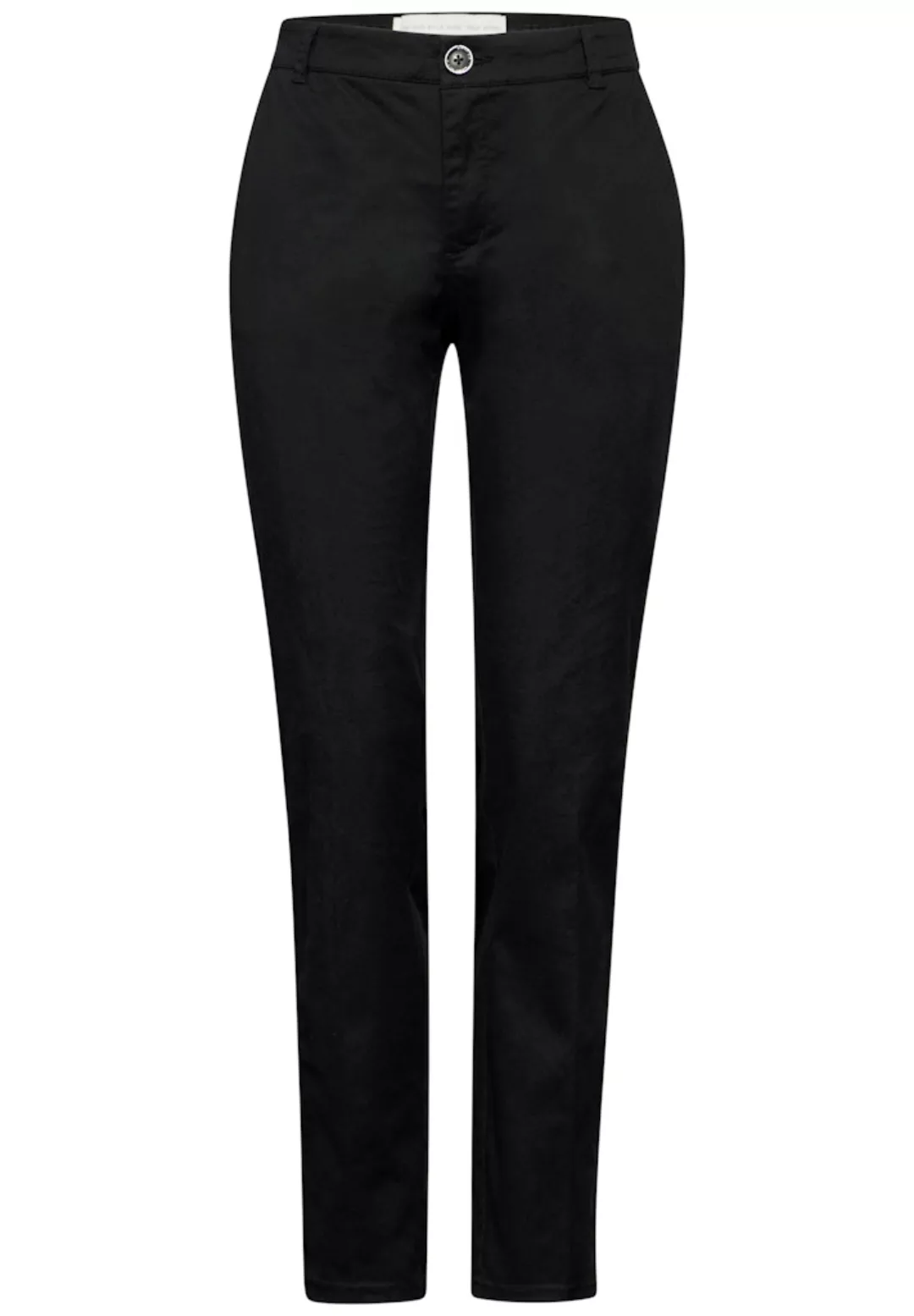 STREET ONE Chinohose Street One Chino Hose in Black (1-tlg) Nicht Vorhanden günstig online kaufen