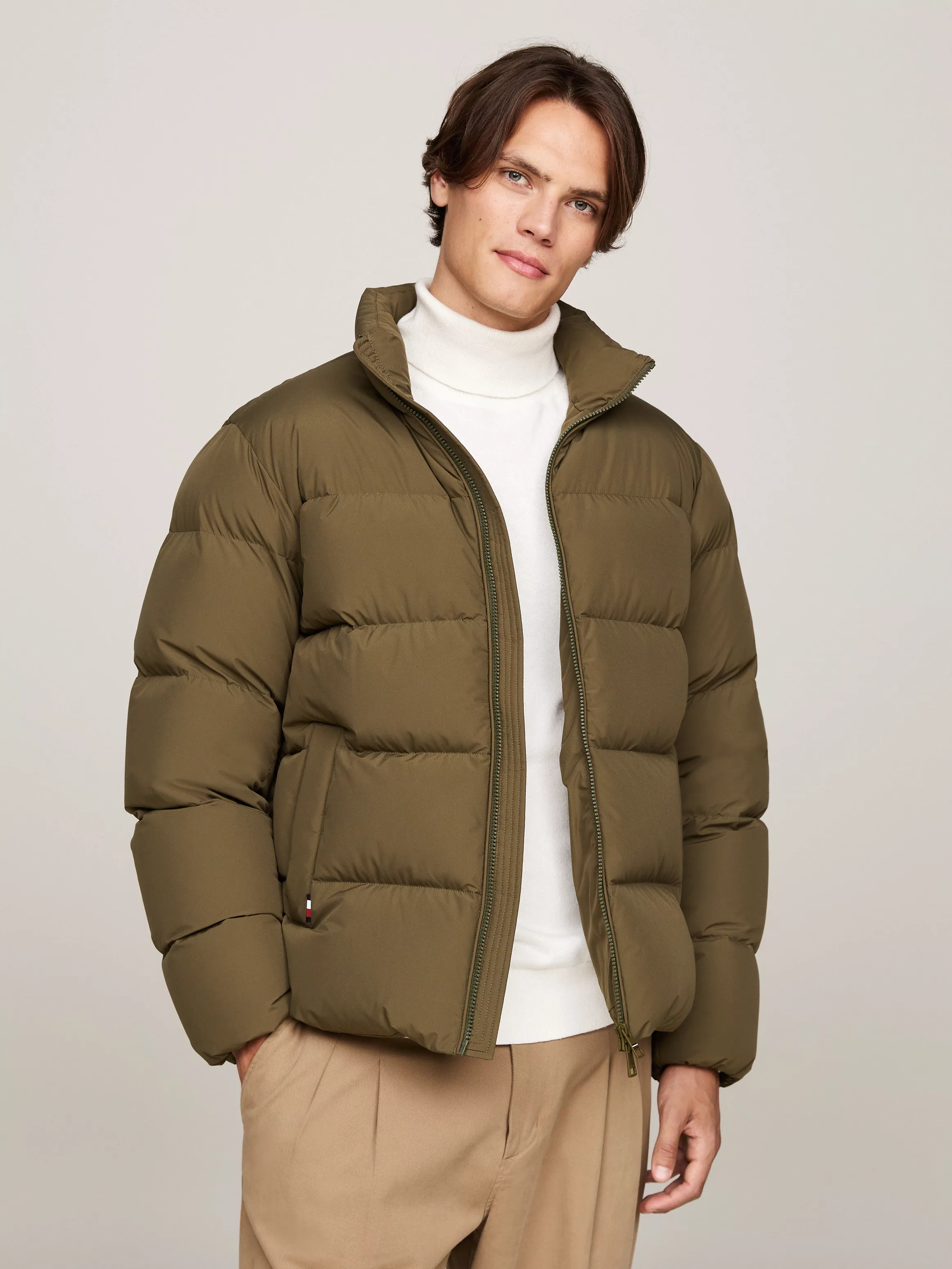 Tommy Hilfiger Steppjacke "DOWN PUFFER JACKET", ohne Kapuze günstig online kaufen