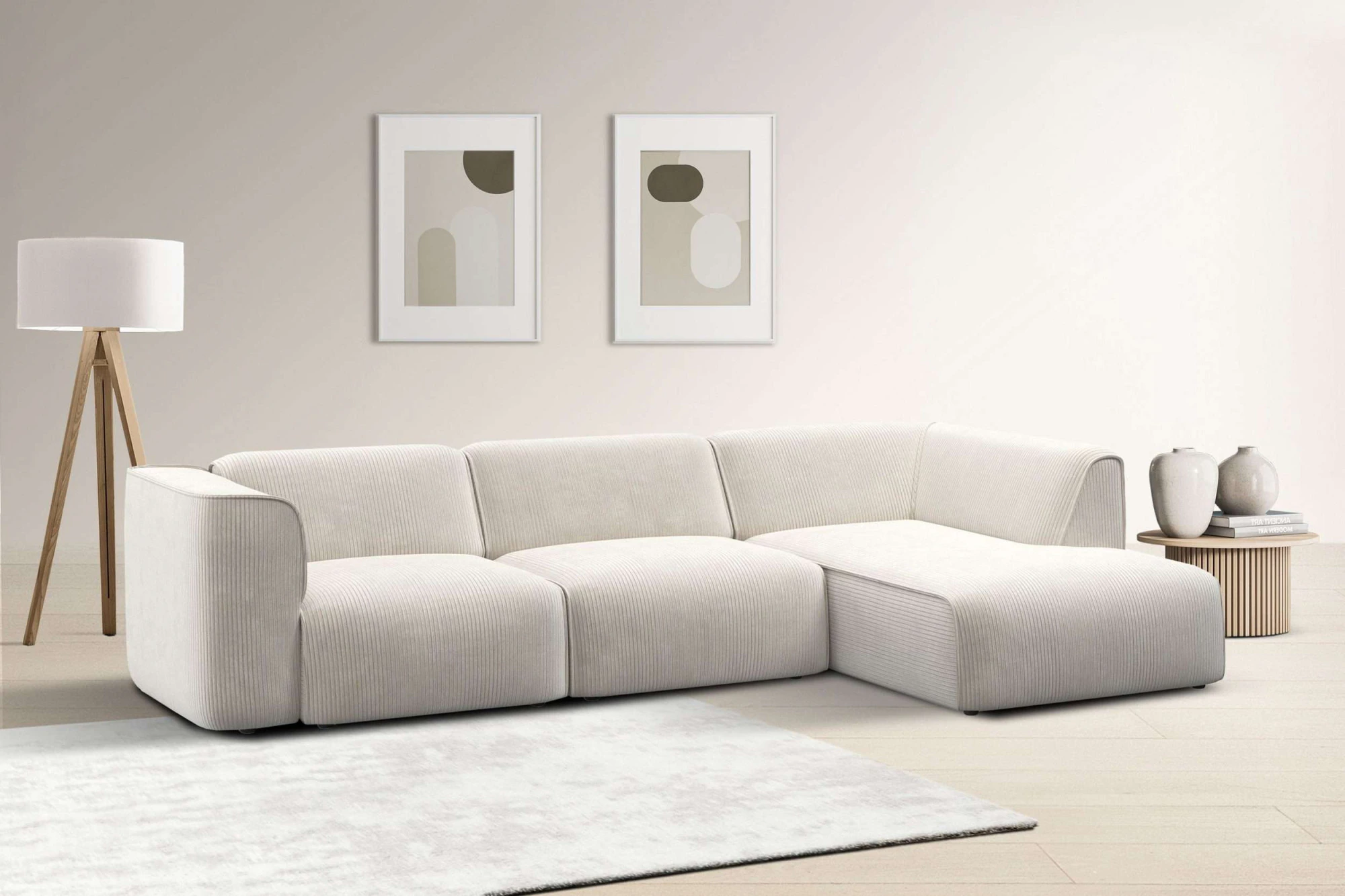 RAUM.ID Ecksofa "Merid L-Form, jederzeit durch Module erweiterbar, B/T/H: 2 günstig online kaufen