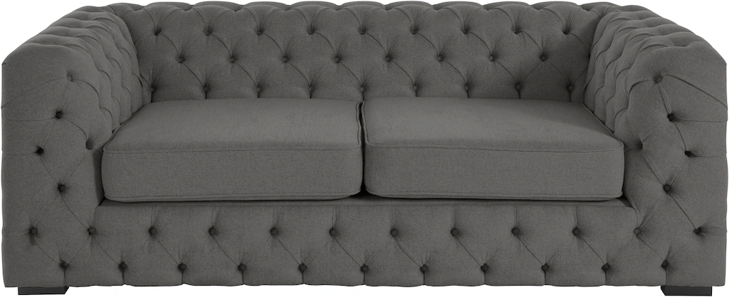 Home affaire Chesterfield-Sofa »Kalina«, mit klassischer Chesterfield-Knopf günstig online kaufen