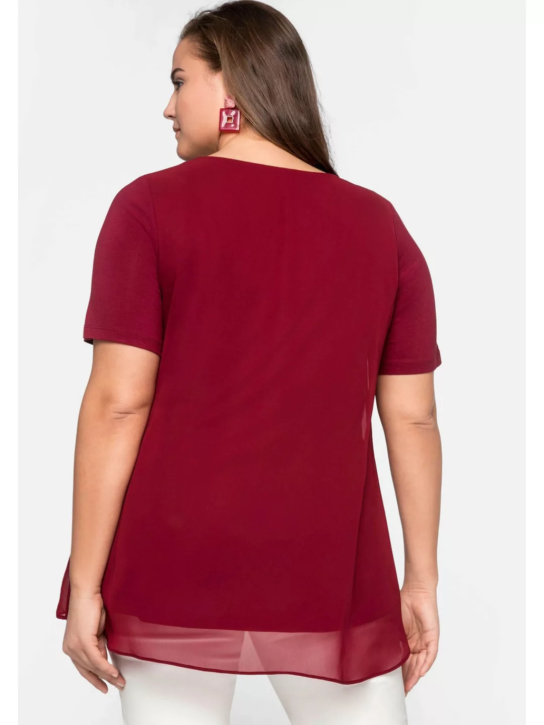 Sheego Blusenshirt "Große Größen", im Lagenlook günstig online kaufen