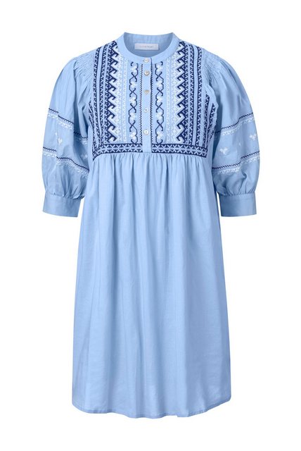 Rich & Royal Sommerkleid mini dress with embroidery organic, cotton blue günstig online kaufen
