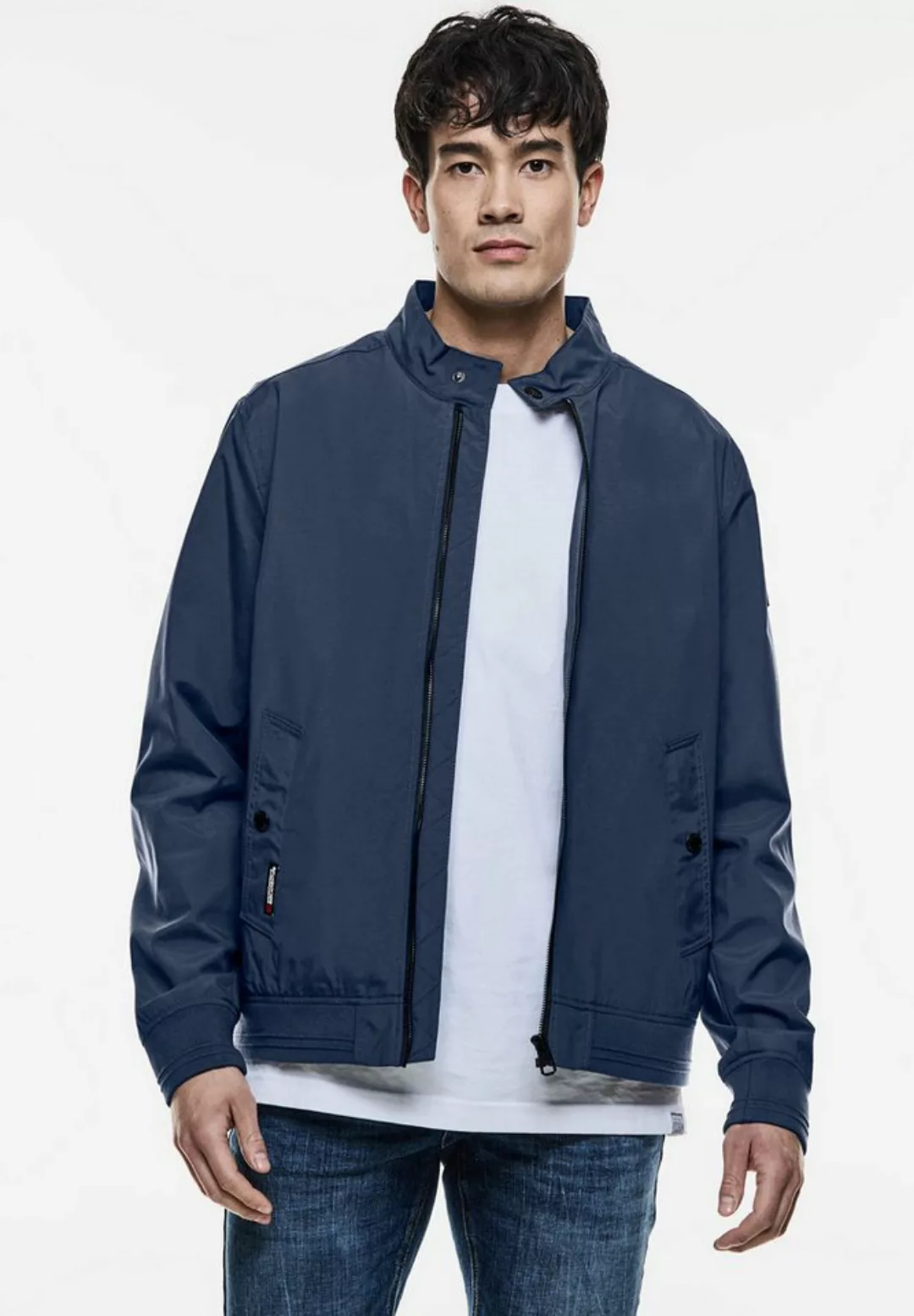 STREET ONE MEN Blouson, ohne Kapuze, in Unifarbe günstig online kaufen