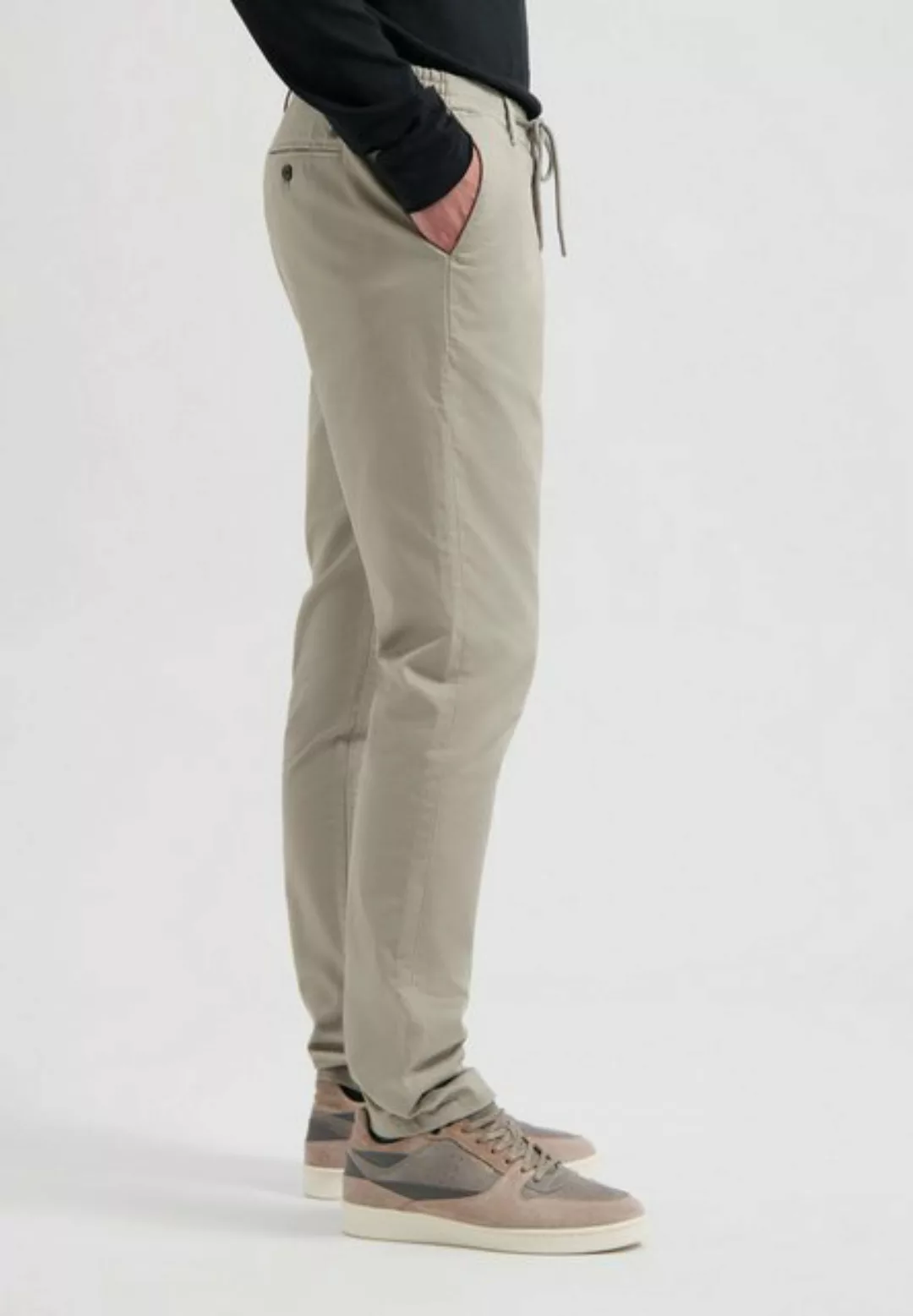 Dstrezzed Stoffhose - Jogger - Hose  - The Lancaster Tapered Jogger Twill K günstig online kaufen