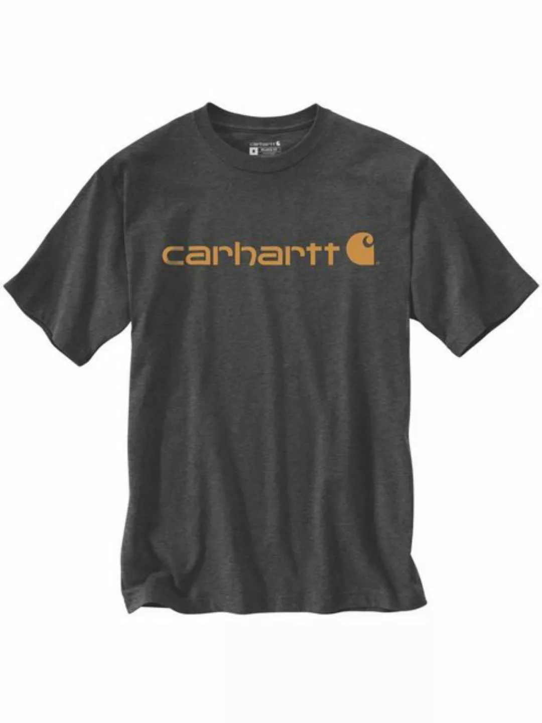 Carhartt T-Shirt Carhartt Logo T-Shirt dunklegrau günstig online kaufen